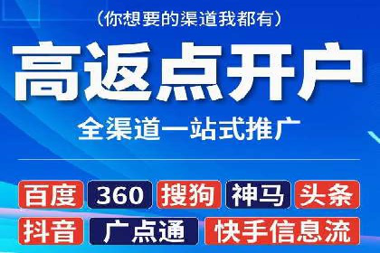 渠道开户返点案例：行业痛点解析